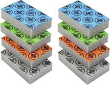 Skura Style Smart Kitchen Dish Sponges (Bulk 8 Pack) | Odor Free Non-Scratch Scr