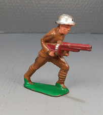 Barclay Manoil Toy Soldier 27 Soldier with Machine Gun