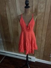Forever 21 F21 Coral Mini Dress Size Small NWOT