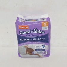 Hartz Comfitables Cat Diapers Small S - 16 Count - Comfortable  Secure Fit