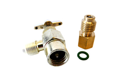 1/2 ACME Gewinde Messing R134a + 1/4 SAE-Adapter für Auto-Klimaanlagen Schlauch