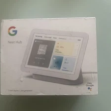New Google Nest Hub 7-inch 2nd Gen Smart Display with Google Assistant NIB