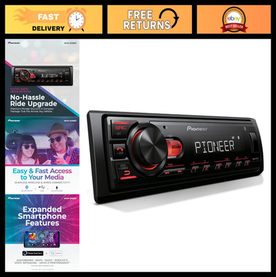 Digital Media Receiver Car Stereo - Bluetooth, USB, 50W x 4, AM/FM, iPhone/Andro
