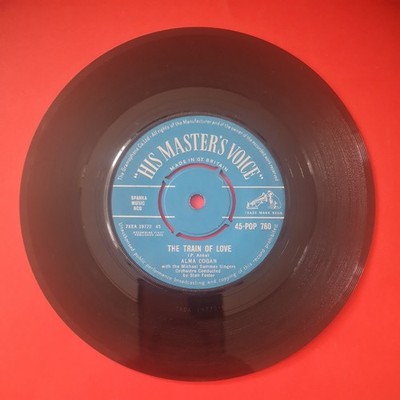 Alma Cogan - The Train Of Love . 7'' Vinyl Single EP.