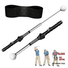 Retractable Golf Swing Training Aid,Golf Black-Right Handed Golf Tempo Stick