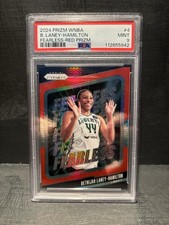 Betnijah Laney-Hamilton 2024 Panini Prizm WNBA #4 Fearless Prizms Red #/99 PSA 9