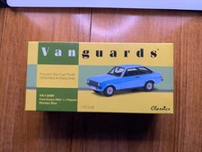 Vanguards Corgi 1:43 Ford Escort MkII 1.1 Popular Olympic Blue VA12600