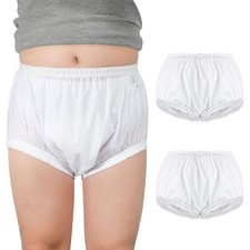 2 PCS CARER Pull-On Waterproof Underwear Unisex Washable Diaper Cover