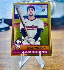 2025 Topps Heritage High Number WILL WILSON Gold Chrome Refractor #/50 GUARDIANS