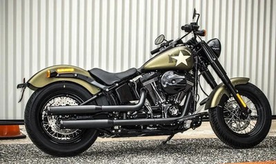 500-0203 SLIP-ON TERMINALS 3'' DOUBLE SOFTAILS HARLEY FLS 1690 SOFTAIL SLIM 2014