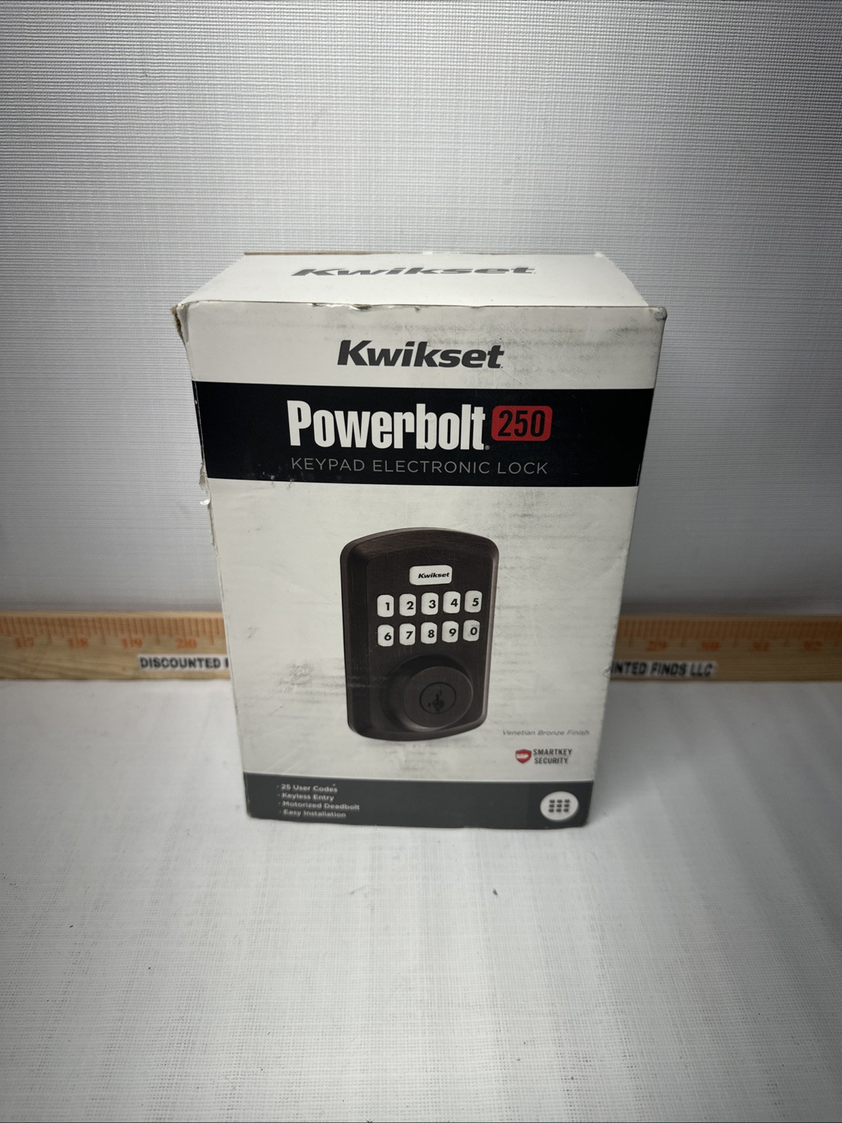 Kwikset 992500-003 PowerBolt 250 SmartKey Deadbolt Single Cylinder SMT B25