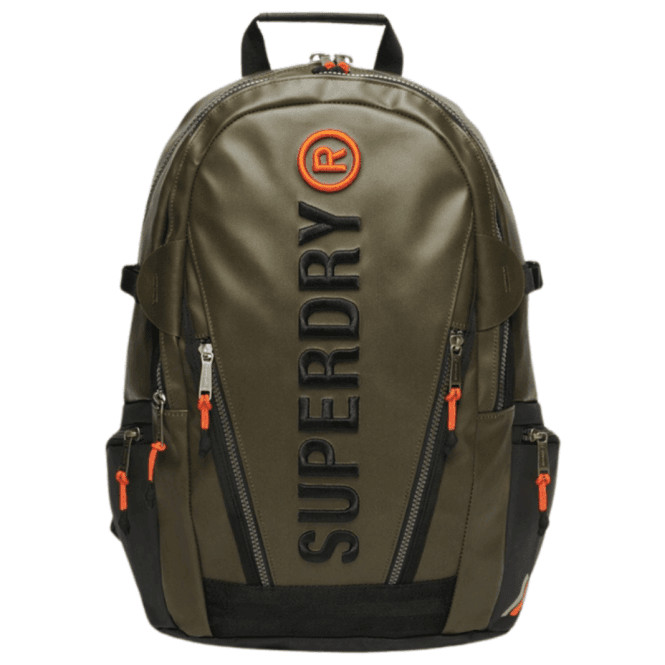 Superdry Women's Green Embroidered Backpack Tarp - Image 5
