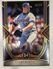 2022 Topps Museum Collection Purple Roger Clemens /99 Toronto Blue Jays