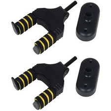 2 Sets Ukulele Hangers Mount Guitar Wall Mounted Display Bracket