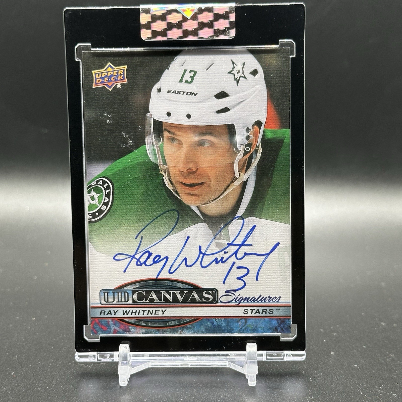 2025-26 Upper Deck Clear Cut Ray Whitney Canvas Signatures #CS-RW Dallas Stars