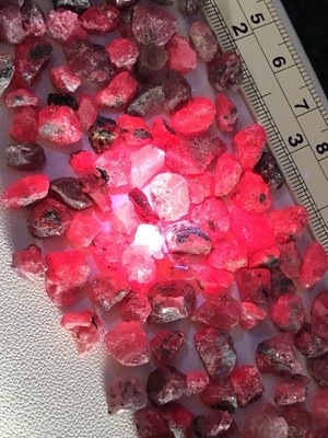 50 Grams / Rare Winza Ruby Fresh From The Mine No Wash, Tanzania Winza Mine