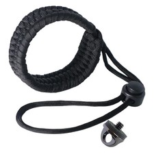 DJDIRY Camera Wrist Strap with 1/4"-20 Screw Holder, Thread, Black-1