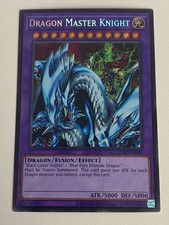 Yugioh Dragon Master Knight - Secret Rare NM - Free Holo B