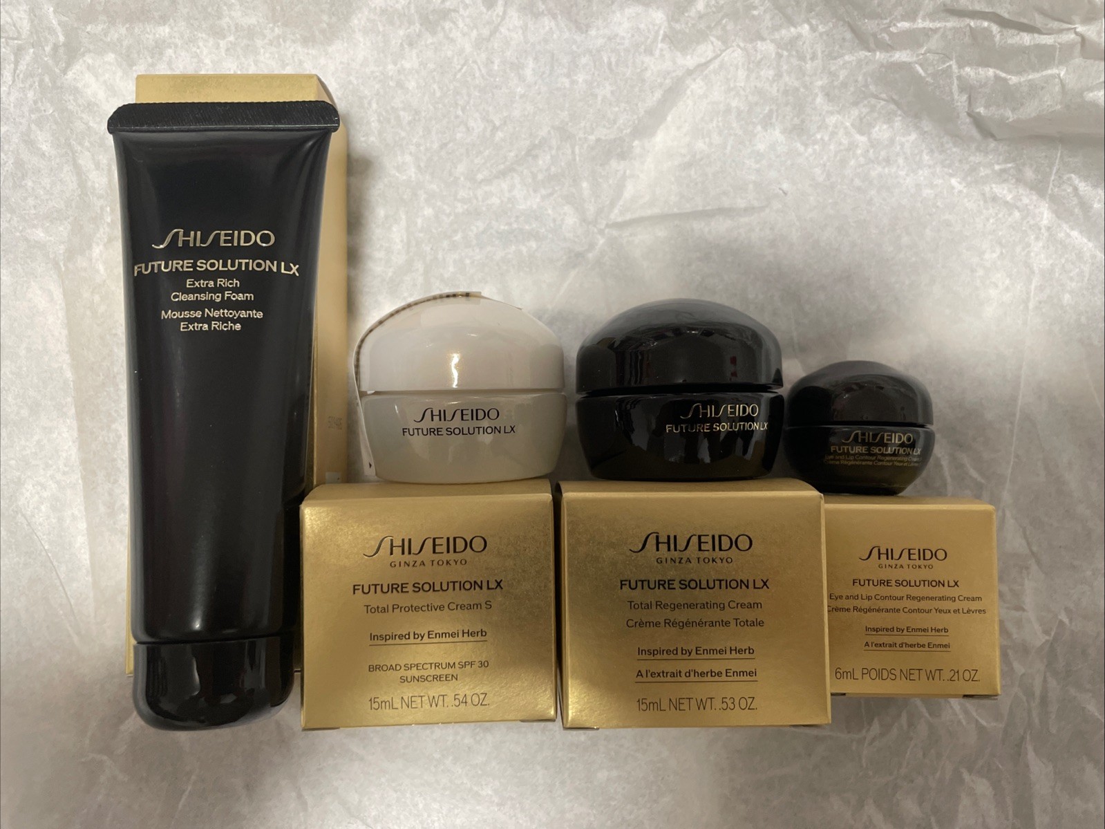 Shiseido Future Solution LX Deluxe Set | 4 Travel Sizes  | NEW