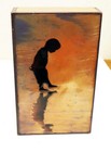 Houston Llew Spiritile #153 "Miracle" — Molten Glass on Copper Art Tile — photo 1