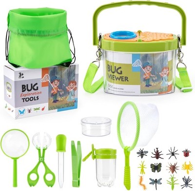 Bug Hunting Kit für Kinder: 23 PCS Bug Catcher für Kinder Outdoor Explorer S