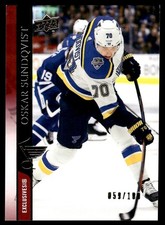 2020-21 Upper Deck UD Exclusives Oskar Sundqvist 059/100 St. Louis Blues #407