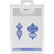 Kaisercraft Decorative Die - Ornate Baubles, NEW