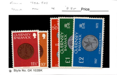 guernsey-postage-stamp-199-203-mint-lh-1980-coins-on-stamps-ab-ebay