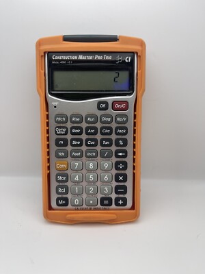 Construction Master Pro Trig Advanced Feet-Inch-Fraction Construction-Math