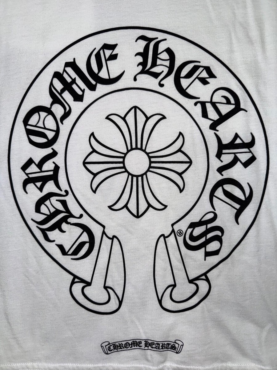 Chrome Hearts Multicolor 6 Horseshoe Blue Red Black Long Sleeve T