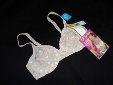 36C NWT Beige ON THE DOT Front Clasp Vtg WARNER'S Unlined U/W Bra 01513 36C