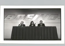 Reps Al Swift Maria Cantwell Richard Gephardt @ BOEING Everett 1993 Press Photo