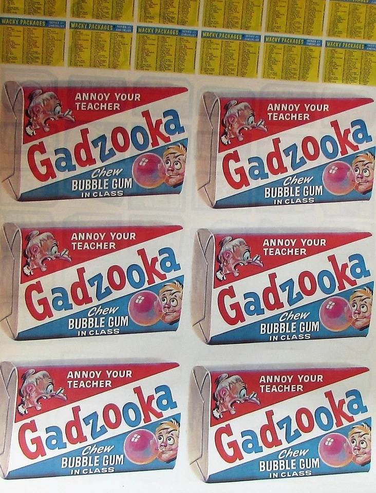 Vintage UnCuT Card Sticker Sheet 70's WaCkY Packages Packs has S)hot Wheels NM - Image 4 of 4