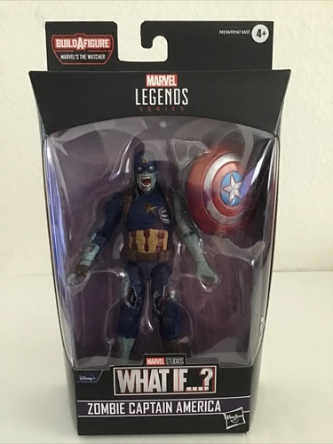 Hasbro Marvel Legends Series What If...? Zombie Captain America 6” Action Figure