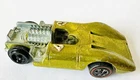 Hot Wheels Redline 1970 Ferrari 312P US Yellow Lime w Metal Base Original Decals