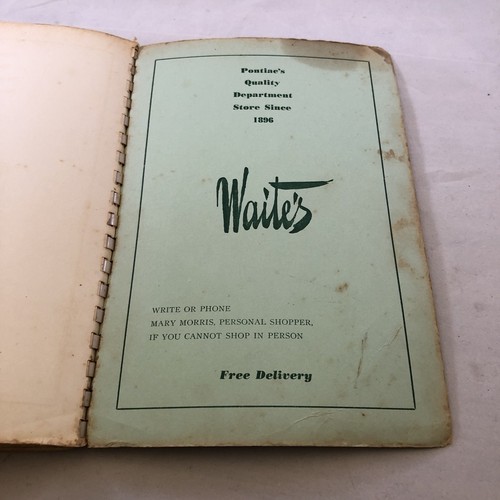 Milford Michigan 1946 Antique Community Cookbook Monday Literary Club Vintage - Picture 12 of 12