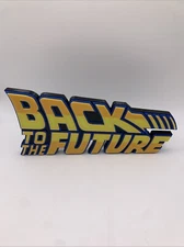 Back To The Future Logo Sign Display | 3D Wall Desk Shelf Art