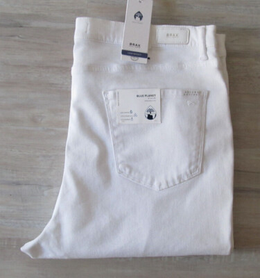 BRAX MARY BLUE PLANET JEANS HOSE Gr. 46 weiß Col. 99 *NEU* 89,95 