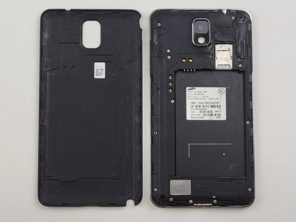 (5x) 三星 Galaxy Note 3 (SM-N900A) 32GB (AT&T) 智能手机 - * 请阅读* — 第 4/4 张图片