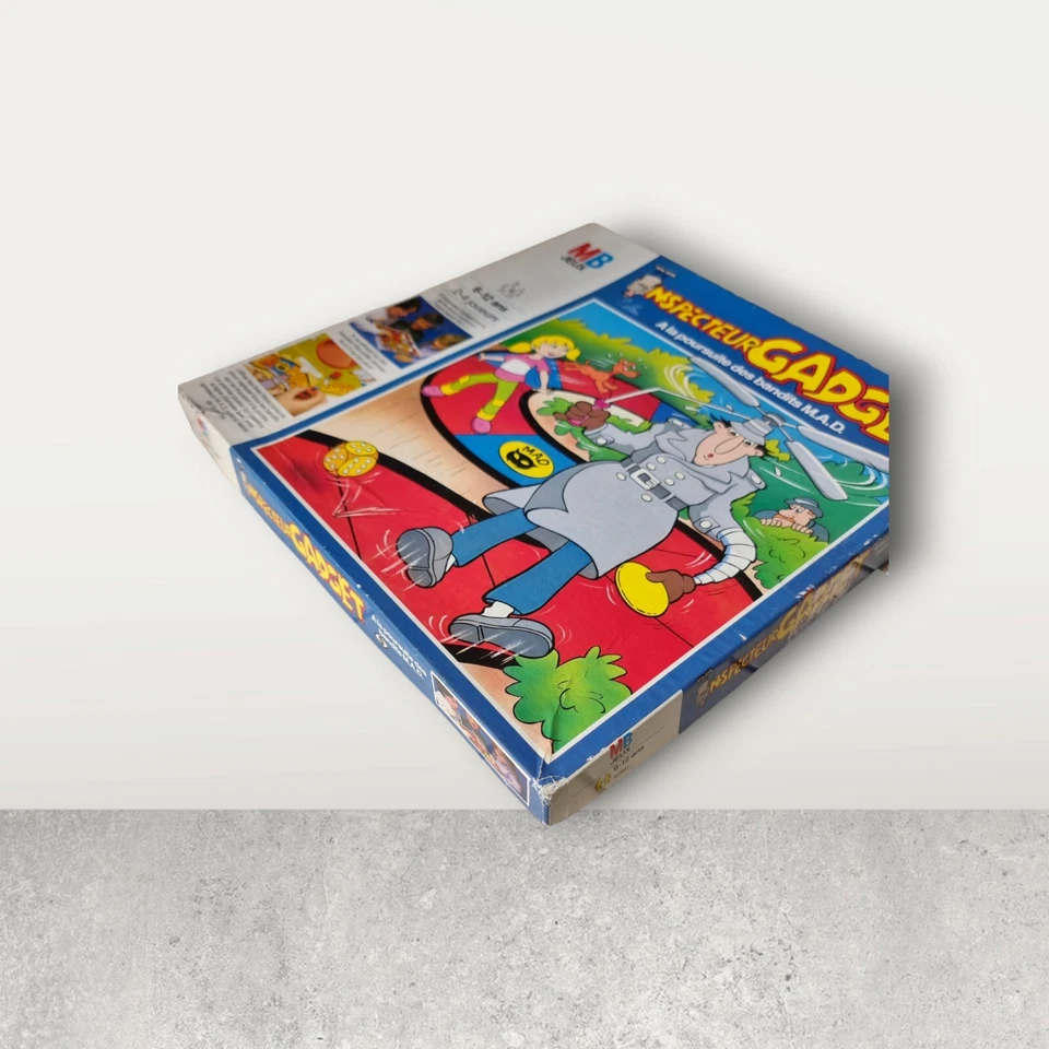 ANCIEN JEUX ( MB) INSPECTEUR GADGET A LA POURSUITE DES BANDITS EPOQUE GOLDORAK  - Photo 4/4