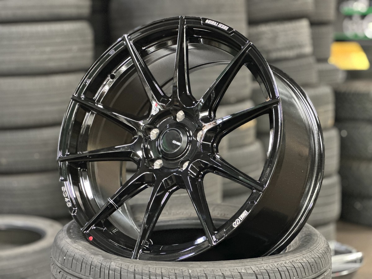 New 18x8.5J ENKEI TUNING SC46 (4 Wheel) 5x114.3 Honda Toyota Mazda