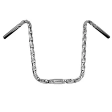 OG LOWRIDER CLASSIC STEEL 15" RISE SQUARE TWISTED 15" U HANDLEBAR 25.4MM CHROME