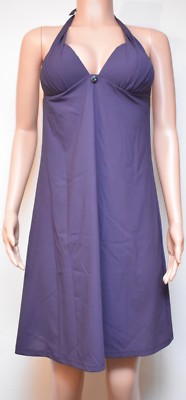 Lise Charmel Summer Halter Neck Dress (AS1027) Color Purple, Size Large 
