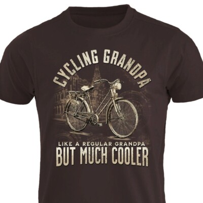 Radsport Opa wie normal Opa aber viel cooler Bike Vintage Fahrrad Tshirt