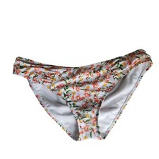 Shade Shore Women's Shirred Side Hipster Bikini Bottom Floral Print XL