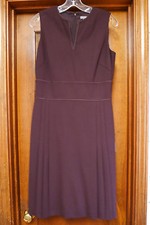 NWT Ann Taylor Brown Sleeveless Dress Size 4
