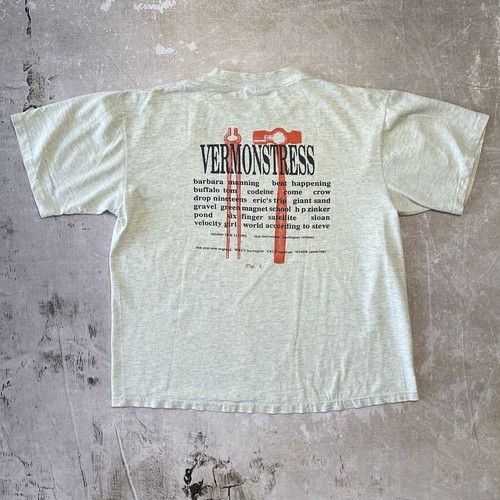 Vintage 90s Sub Pop T Shirt VERNONSTRESS Beat Happening Six Finger Satellite - Picture 4 of 9