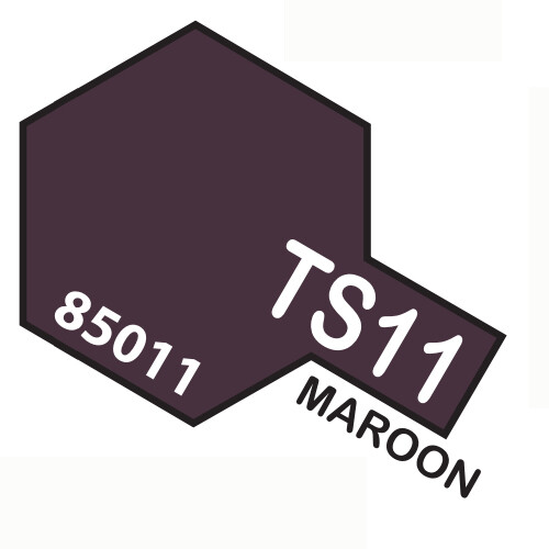 SprüHfarbe FüR Kunststoff 100 Ml. Maroon Ts11 Tamiya-image