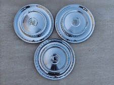 Original 1957 Dodge Lancer 14 Hubcap Wheelcover Center Cap Lot Of 3 Oem Mopar