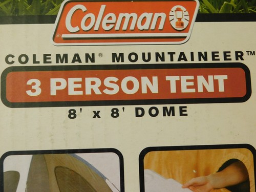 NEW Coleman Mountaineer 3 Person Dome Tent - Picture 4 of 17